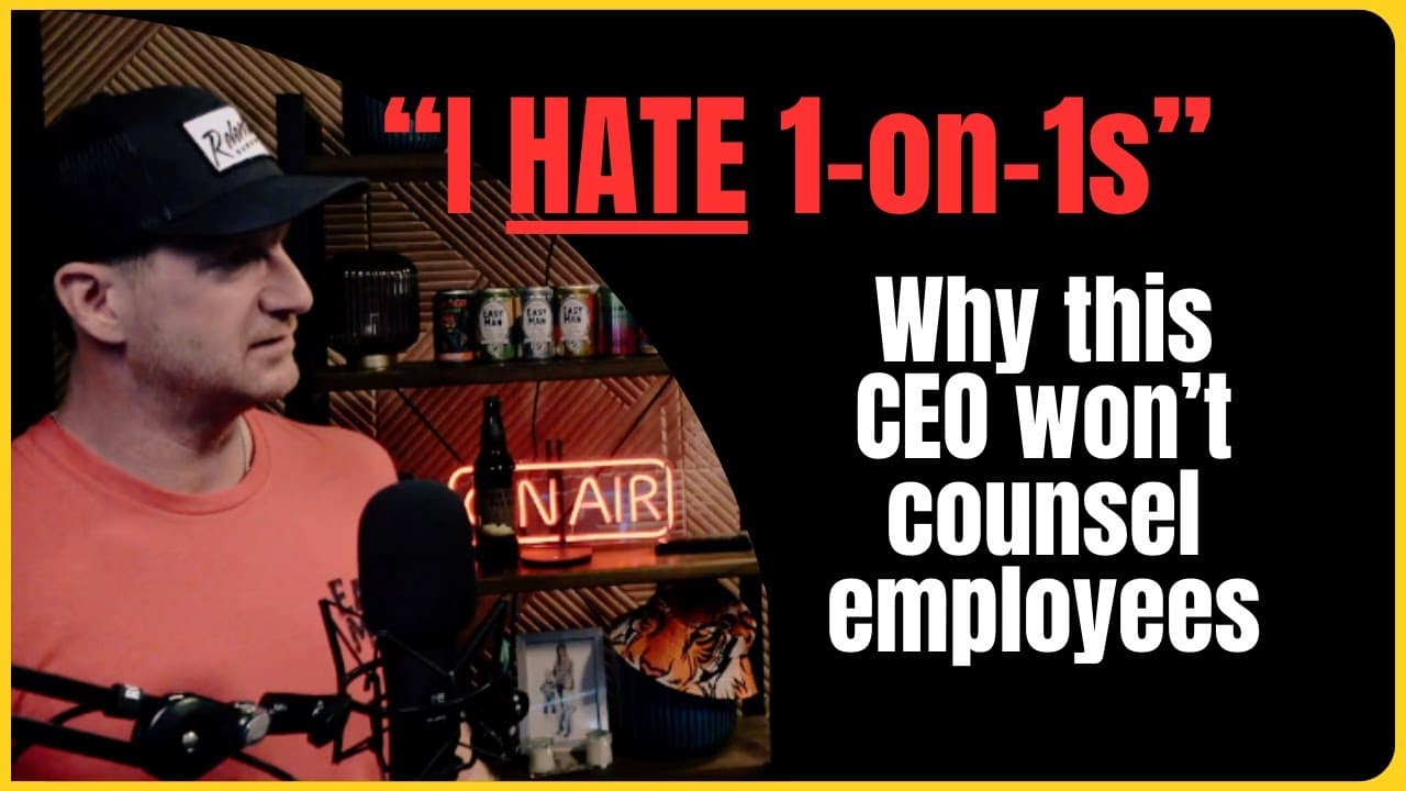 Why 1:1's can be draining and how to the secret to getting where you want to be